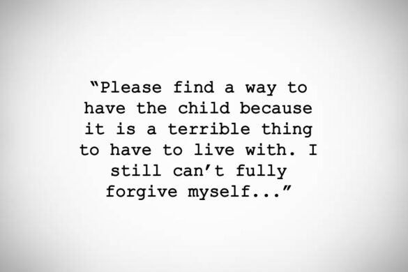 I still can’t fully forgive myself