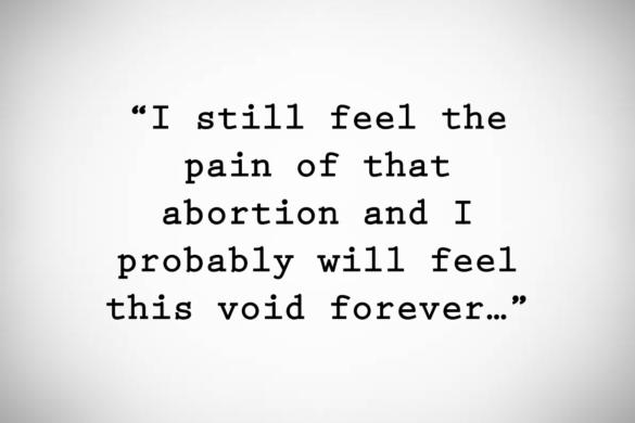 I never thought abortion would be apart of my life story.